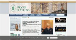 Desktop Screenshot of diocesiverona.it
