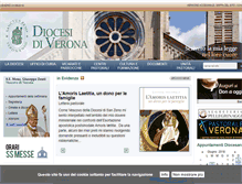 Tablet Screenshot of diocesiverona.it